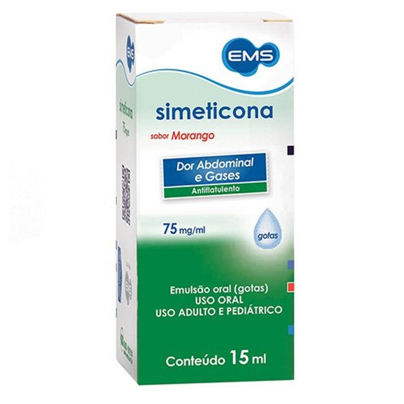 simeticona 75mg /ml solução 15ml ems