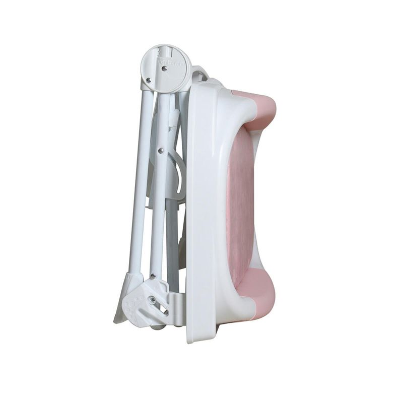banheira galzerano premium desmontável rosa e branco - 7005