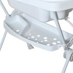 banheira galzerano premium desmontável rosa e branco - 7005