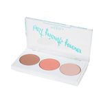 paleta vizzela bff contorno, blush e iluminador cor 01