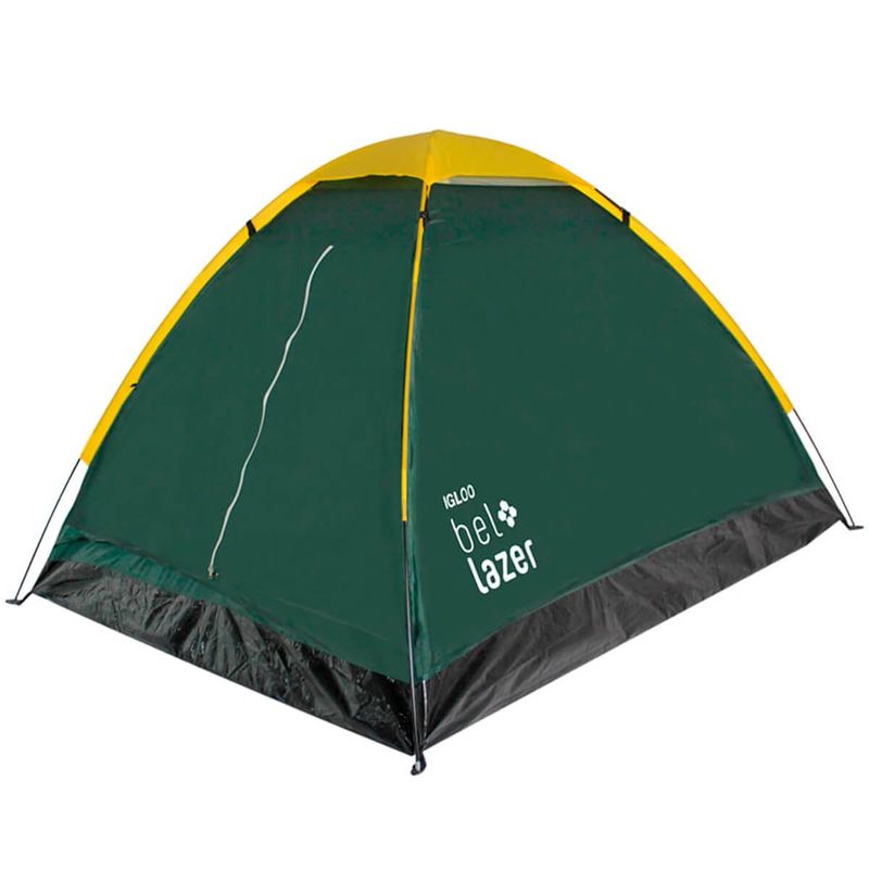 barraca belfix camping iglu para 3 pessoas verde - 102300