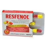 resfenol 400mg+4mg+4mg 5 cápsulas hertz