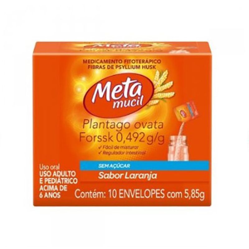 metamucil 0,562g 10 sachês