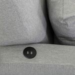 sofá-cama herval com usb cinza - mh-1605