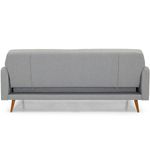 sofá-cama herval com usb cinza - mh-1605