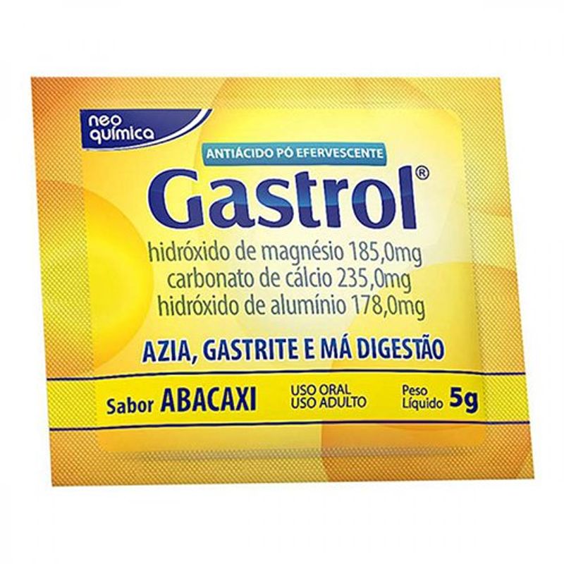 gastrol 1 envelope sabor abacaxi