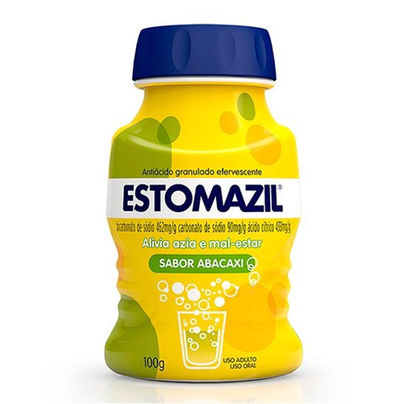estomazil efervescente sabor abacaxi 100g
