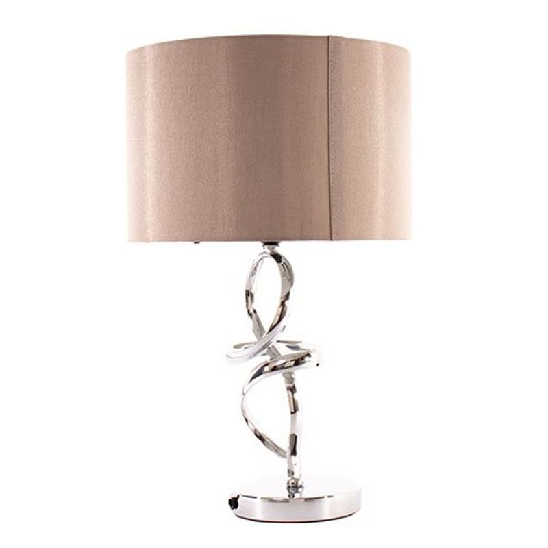 abajur de mesa latcor gs-1910063b prata