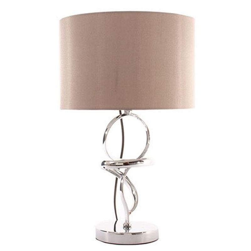 abajur de mesa latcor gs-1910063b prata