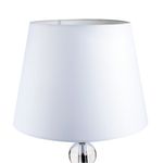 abajur de mesa latcor gs-1910063b prata