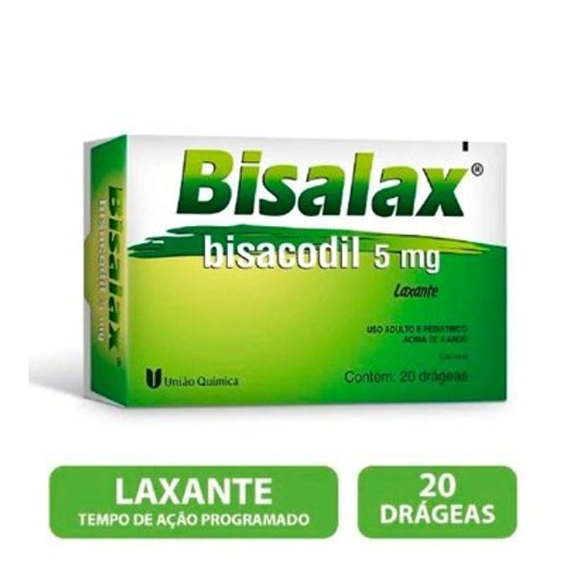 bisalax 5mg 20 drágeas