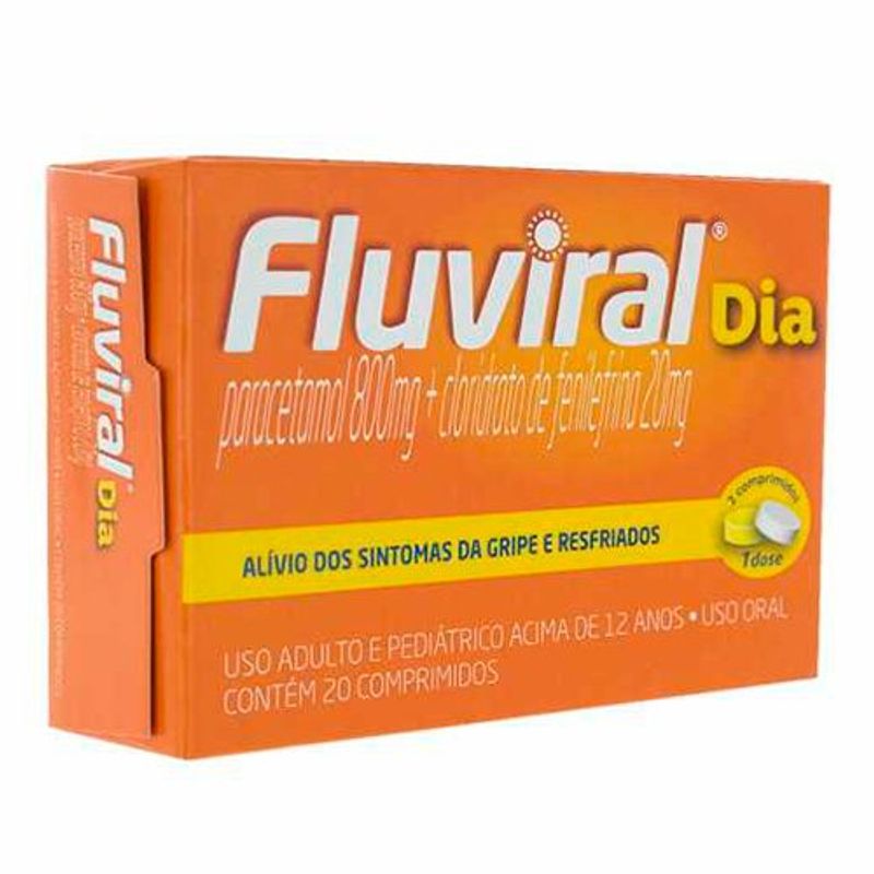 fluviral dia 20 comprimidos
