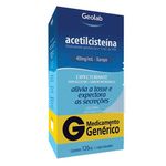 acetilcisteina 40mg adulto xarope 120ml geolab genérico