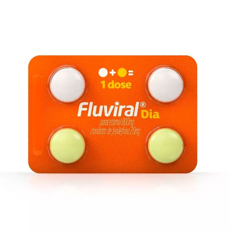 fluviral dia 4 comprimidos