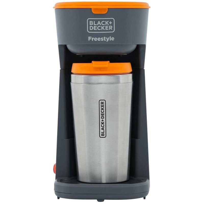 cafeteira elétrica individual black+decker freestyle cinza - cm01br