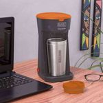 cafeteira elétrica individual black+decker freestyle cinza - cm01br