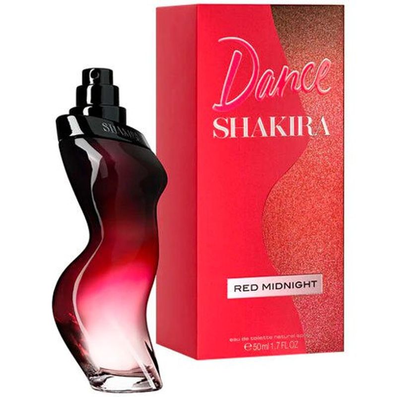 dance red midnight shakira perfume feminino 50ml