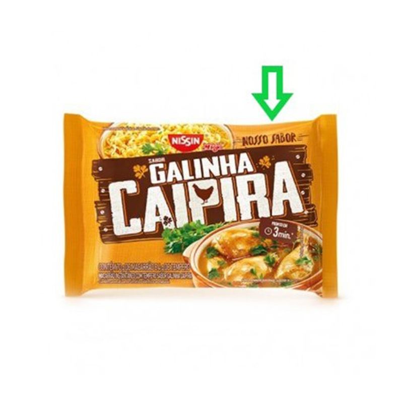 macarrão instantâneo nissin lámen nosso sabor galinha