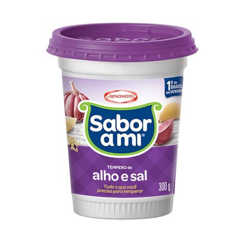 tempero alho e sal sabor a mi 300g