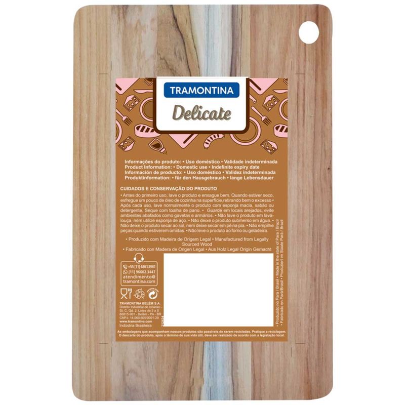 tábua tramontina para corte retangular 33x20cm - 13559992