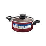 caçarola tramontina paris antiaderente 18cm 2,1l vermelho - 28524718