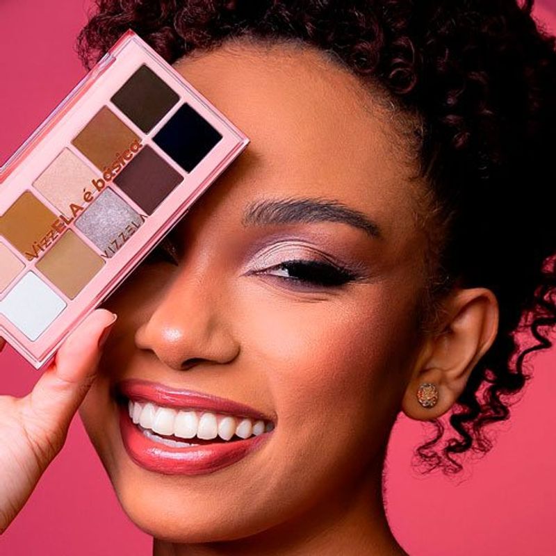 paleta de sombras vizzela ela é básica