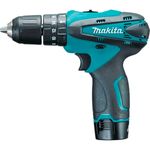 kit furadeira e parafusadeira makita de impacto 12v 1.2ah azul - dk1493 (mp)