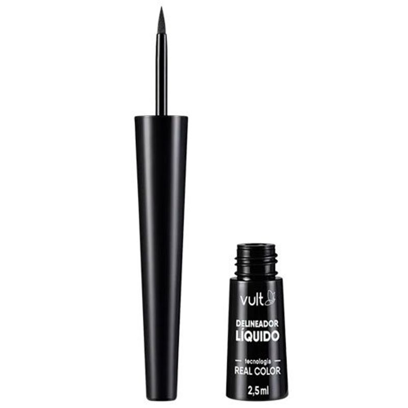 delineador líquido vult preto 2,5ml