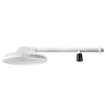 chuveiro 8” com braço registro de 30cm plástico herc 1/2" branco médio (mp)