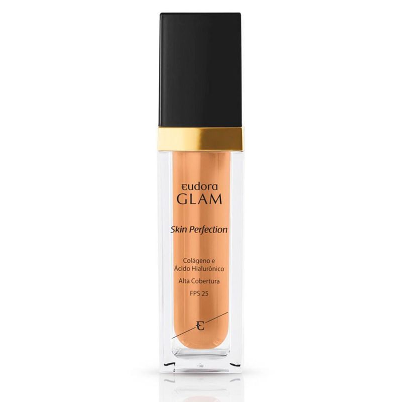 base líquida eudora glam skin perfection cor 35 30ml