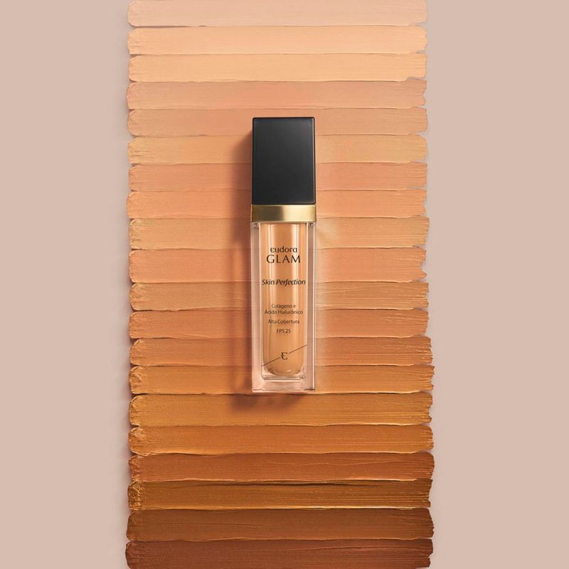 base líquida eudora glam skin perfection cor 00 30ml