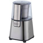 moedor black+decker elétrico de café e grãos gourmand gris cinza - mg200-br