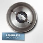 moedor black+decker elétrico de café e grãos gourmand gris cinza - mg200-br