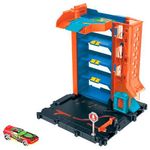 pista mattel hot wheels city garagem - hdr28