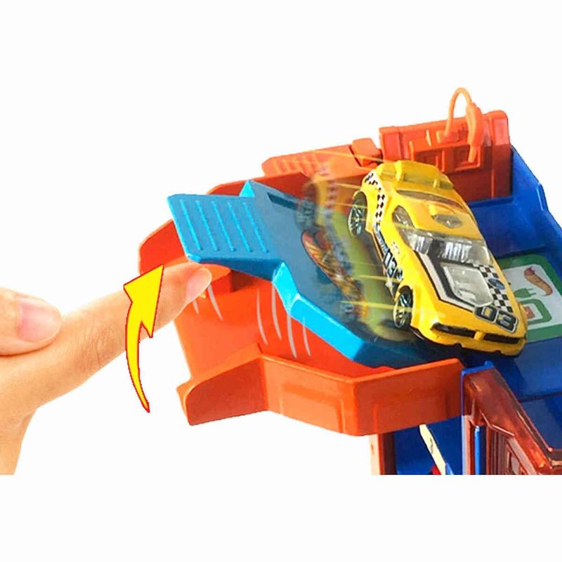 pista mattel hot wheels city garagem - hdr28