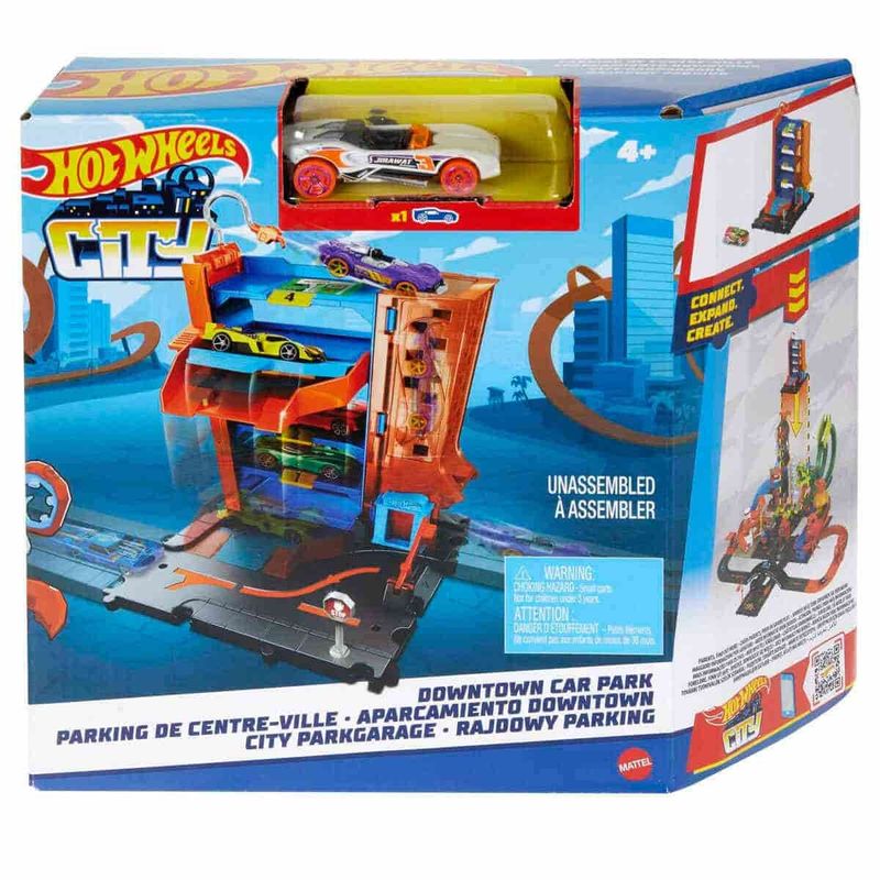 pista mattel hot wheels city garagem - hdr28