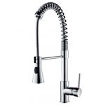 torneira de cozinha celite gourmet de mesa monocomando com bica móvel e 2 funções cromado (mp)