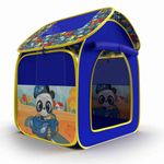 barraca infantil zippy toys casa mini panda azul - 8352-bs22mp
