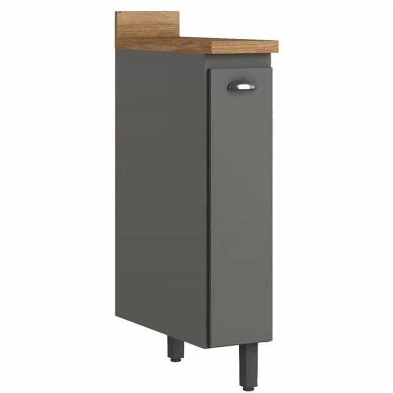 balcão de cozinha thb vivenda porta condimentos grafite cv250
