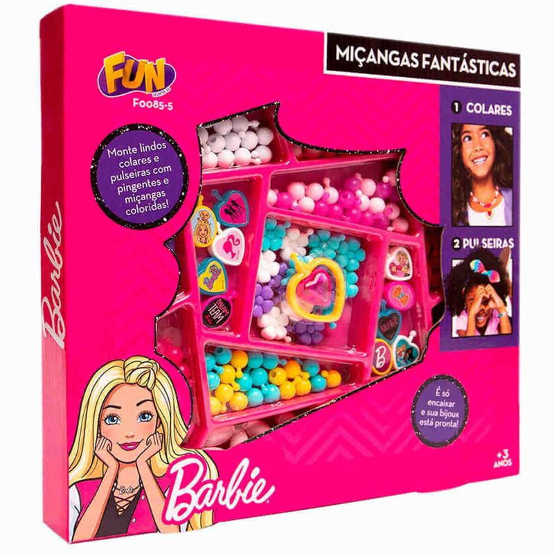 miçangas fun barbie fantásticas - f0085-5