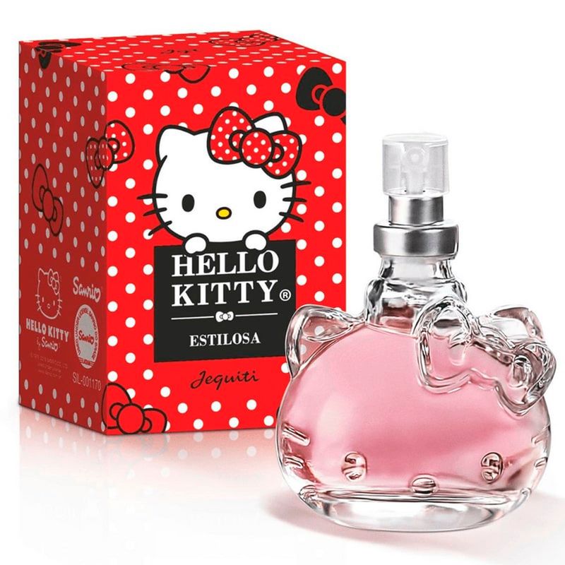 desodorante colônia feminina jequiti hello kitty estilosa 25ml