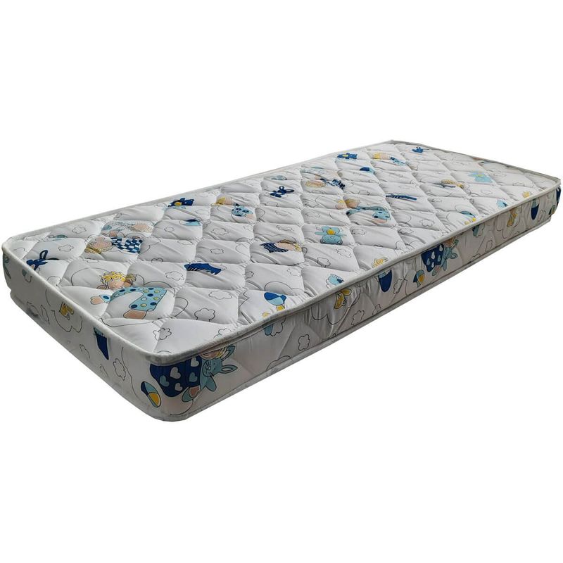 colchão para berço marjom curumim baby infantil de espuma 12x60x130cm