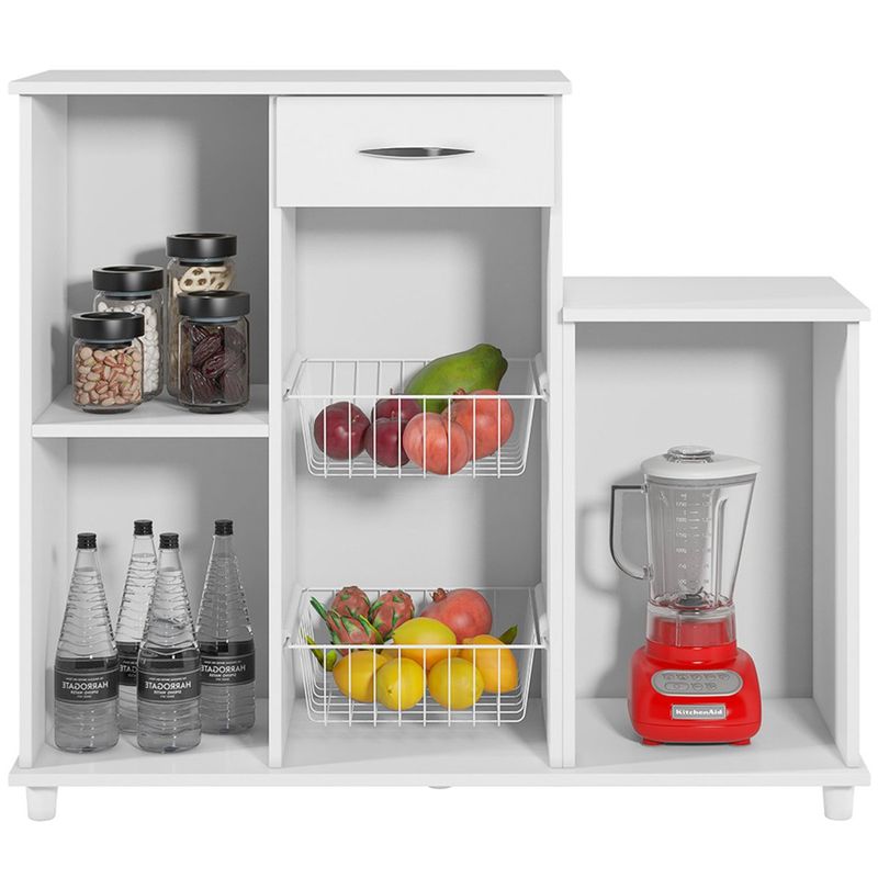 armário com fruteira notável diva branco 55090