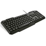teclado multilaser com fio slim multimídia cabo 130cm resistente água usb tc206 preto