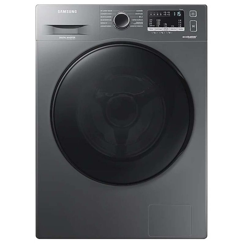 Lava e seca Samsung WD11A4453BX em ângulo diferente
