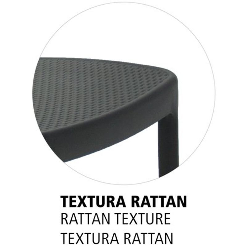 cadeira laura tramontina ratan preto 92032009