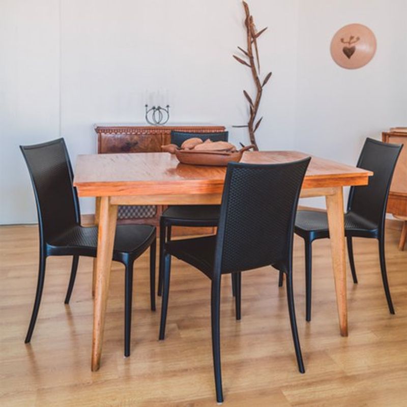 cadeira laura tramontina ratan preto 92032009