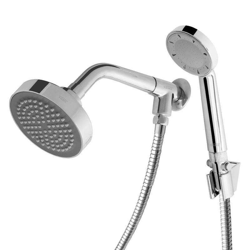 ducha 4" fame com desviador e mangueira 1,8m 3752 cromado (mp)