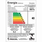 chuveiro com cano fame banho nosso 4 temperaturas 5400w 127v 2151 (mp)