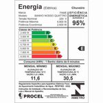 chuveiro com cano fame banho nosso 4 temperaturas 6800w 220v 2152 (mp)